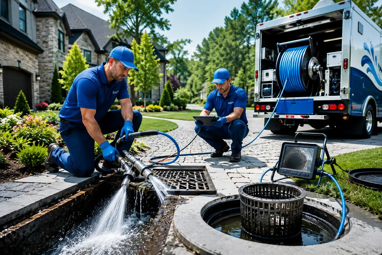 Local outdoor drain cleaning professionals in Manvel, TX