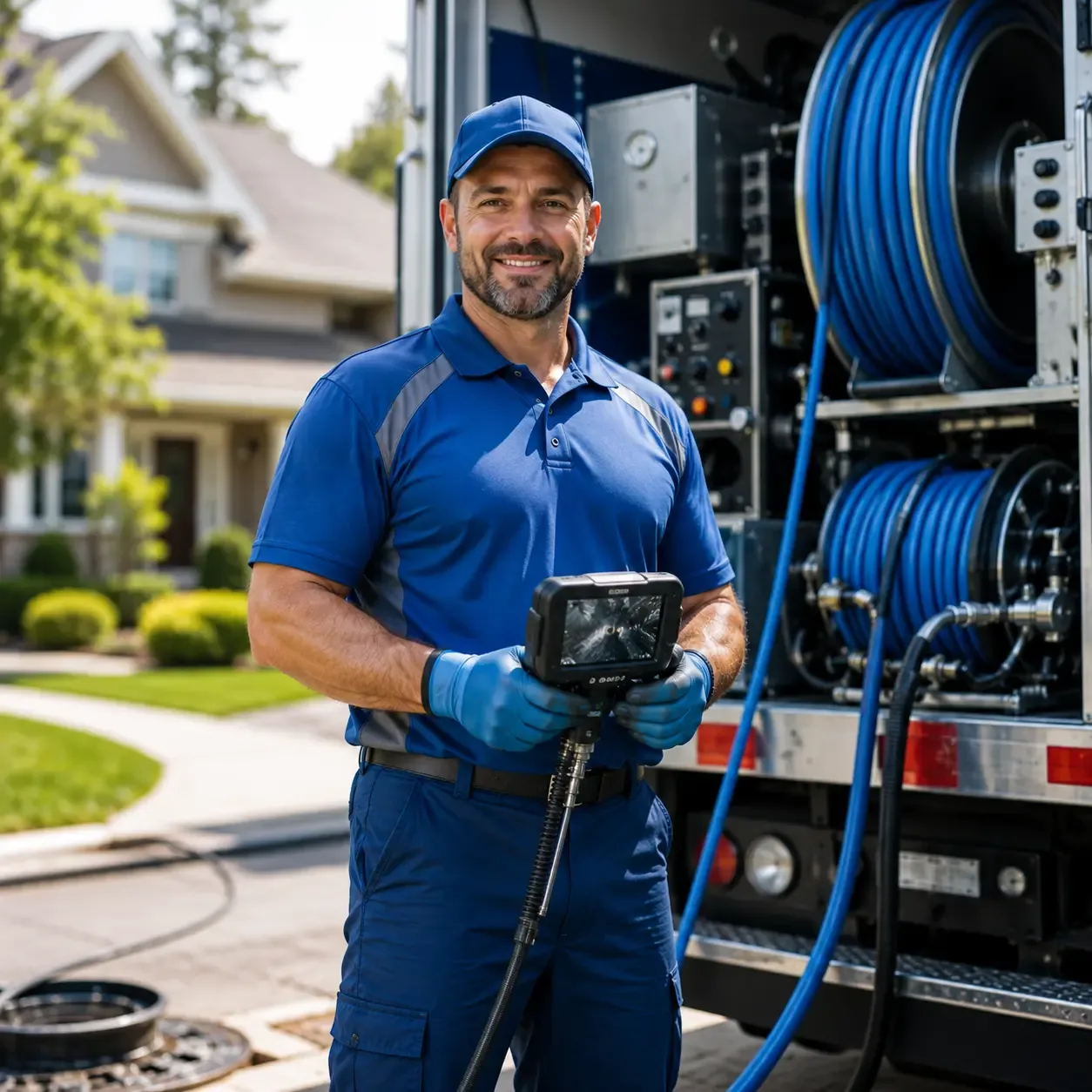 Local outdoor drain cleaning specialists in Manvel, TX